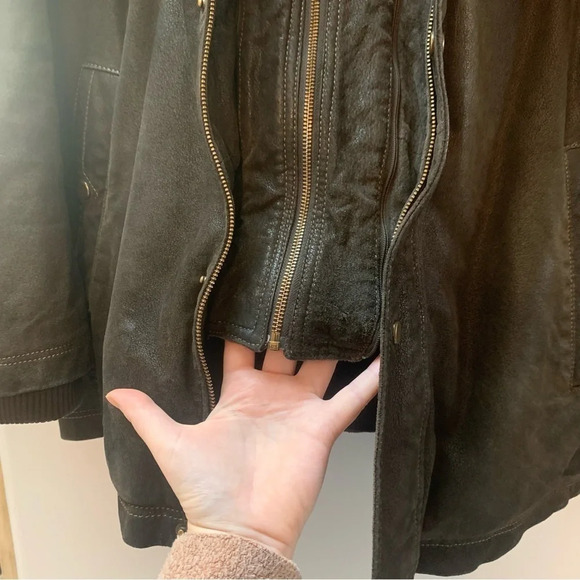 Danier Men's Brown Thinsulate Quilt Lined Jacket XL - Picture 13 of 14